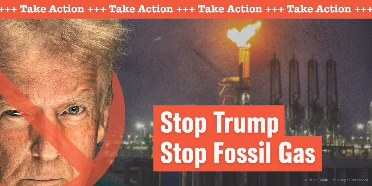 Your voice against Trump gas