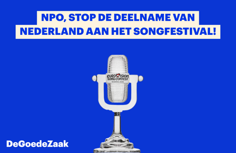 Hé! Ik heb net deze petitie getekend tegen de deelname van Nederland aan het Songfestival. Toen Rusland Oekraïne binnenv